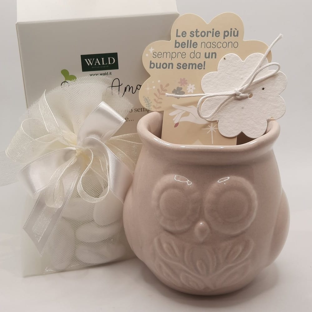 Wald Cache Pot Seminiamo Gufo - immagine 2