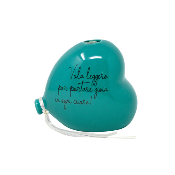 Wald Profumatore palloncino cuore colore Ottanio