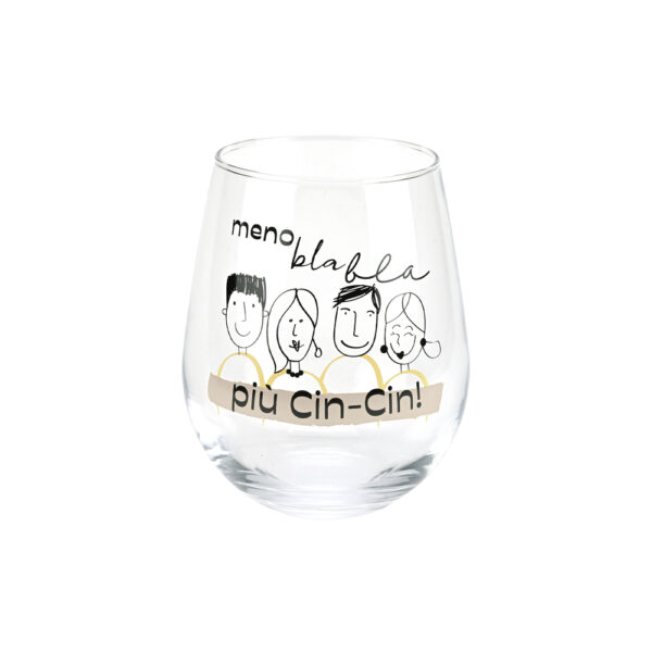 Wald Set Bicchieri in Vetro "Cin Cin"
