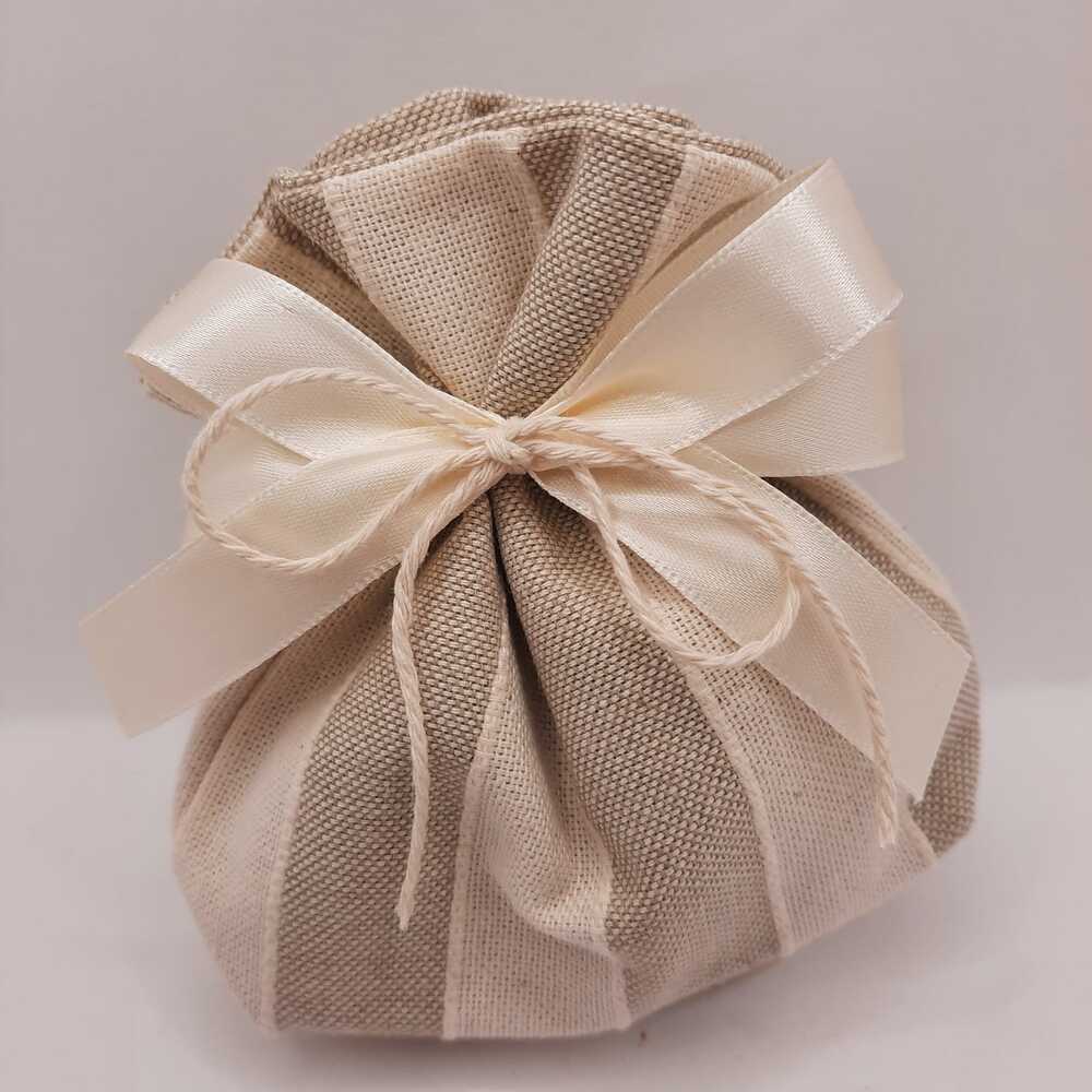 Righe beige sacchetto con base T770